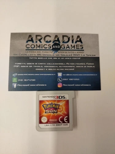 Pokemon Sole Pokémon Sun 3DS Nintendo Solo Cartuccia Loose